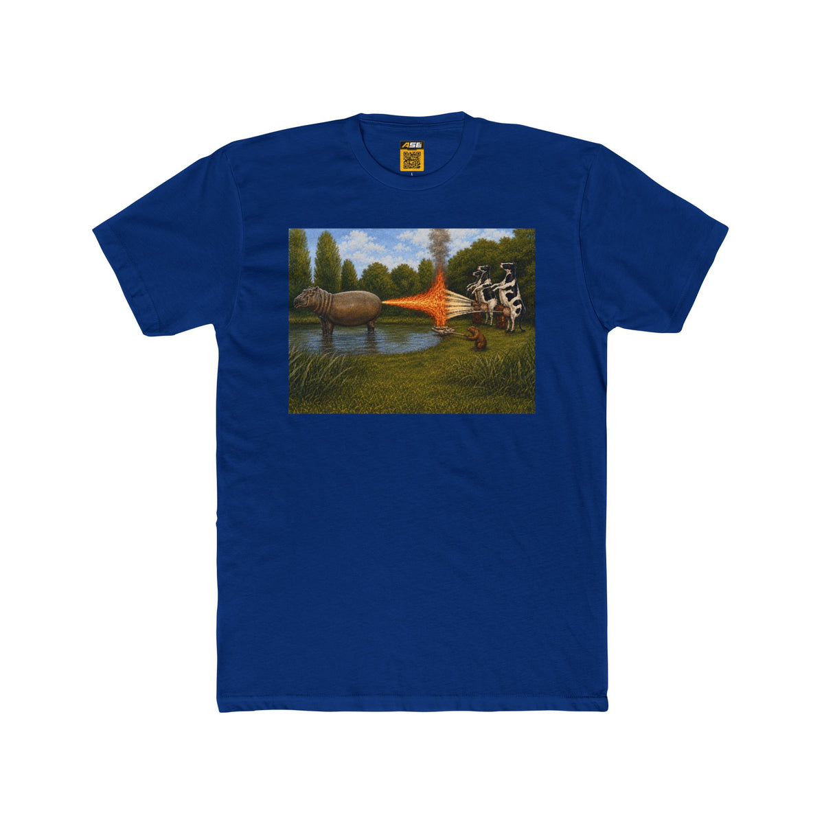 Hippo Cow War Tee