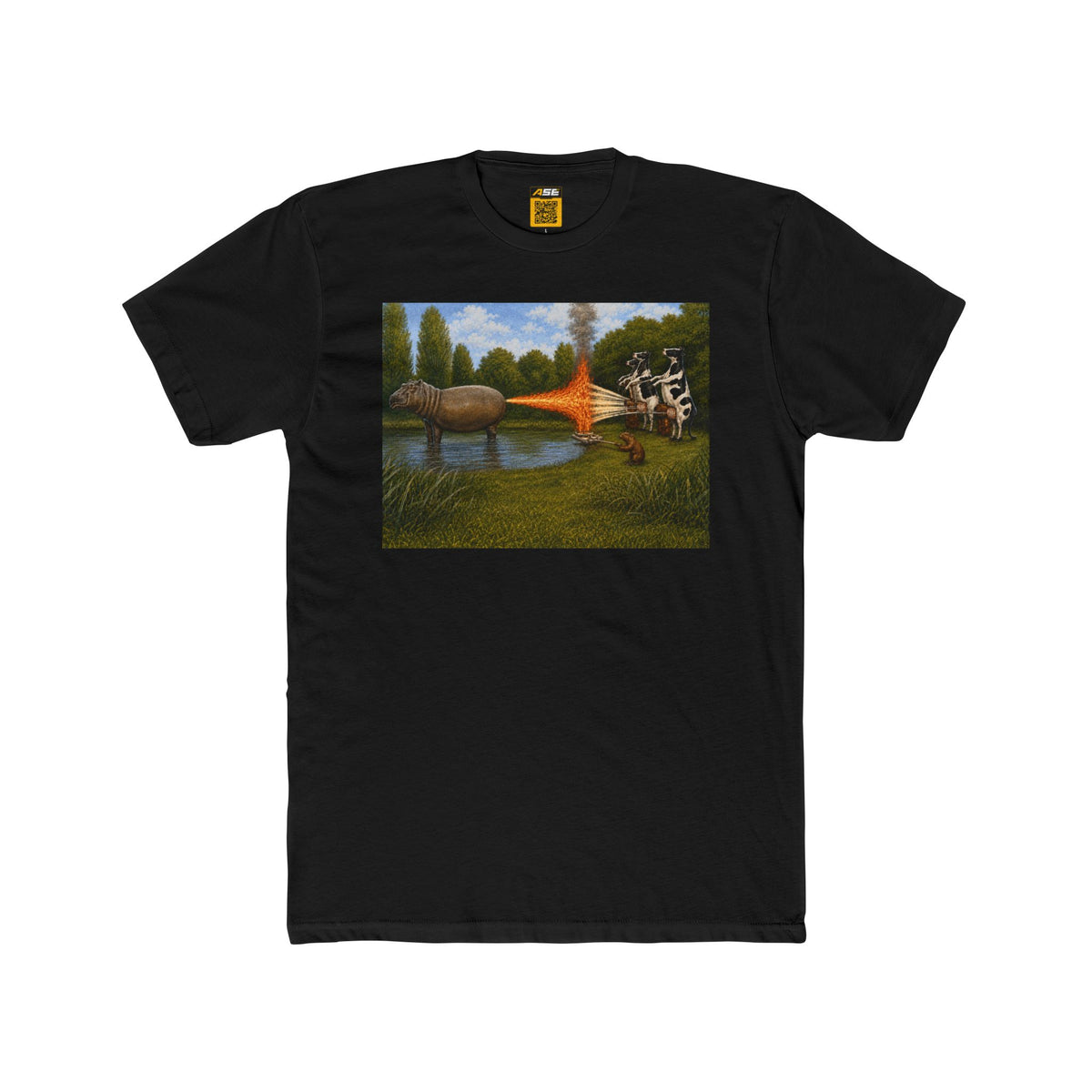 Hippo Cow War Tee