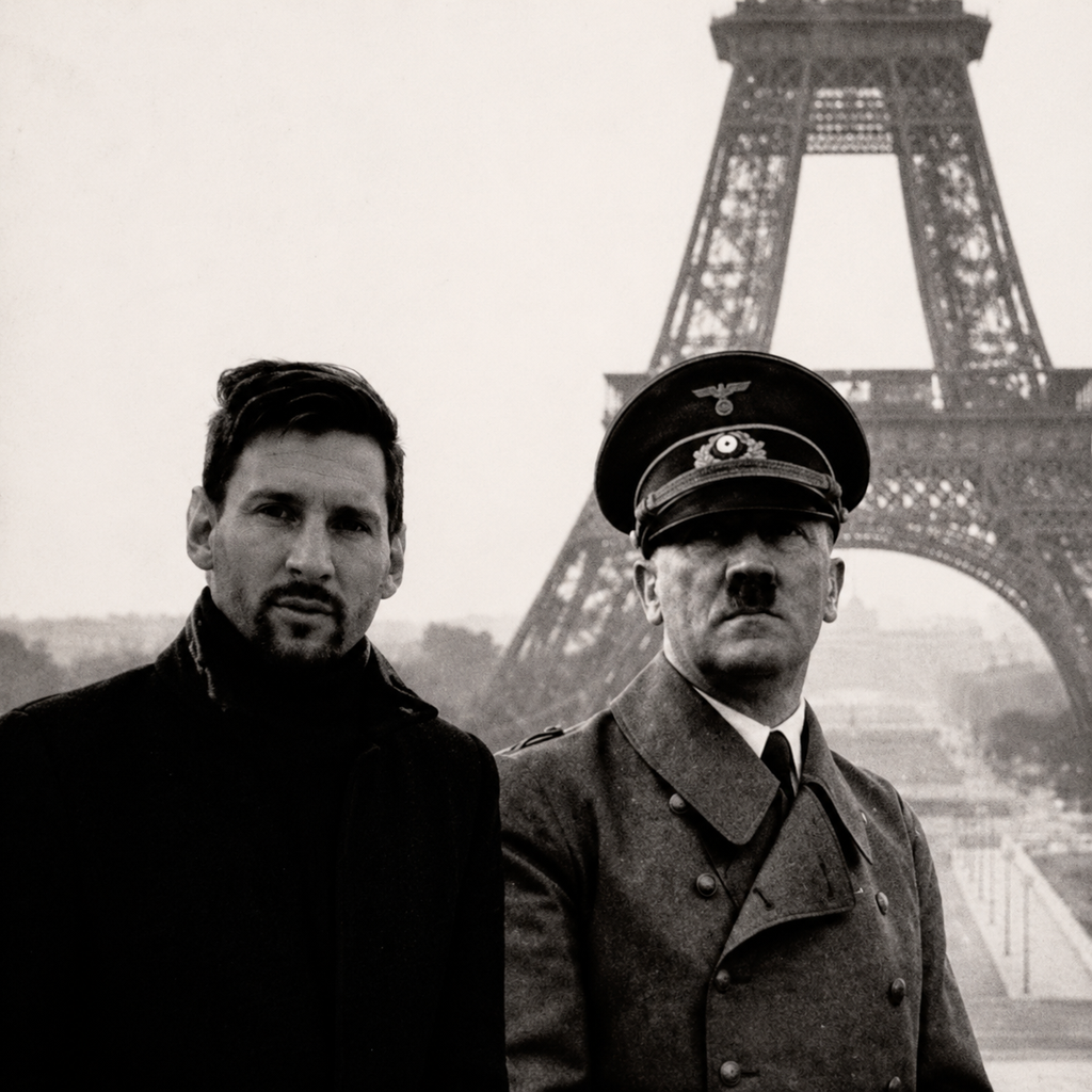 Messi and Big H Tee