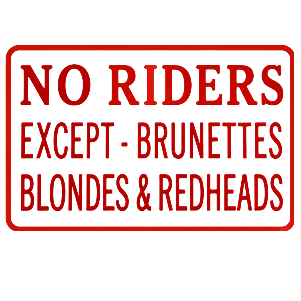 No Riders Tee