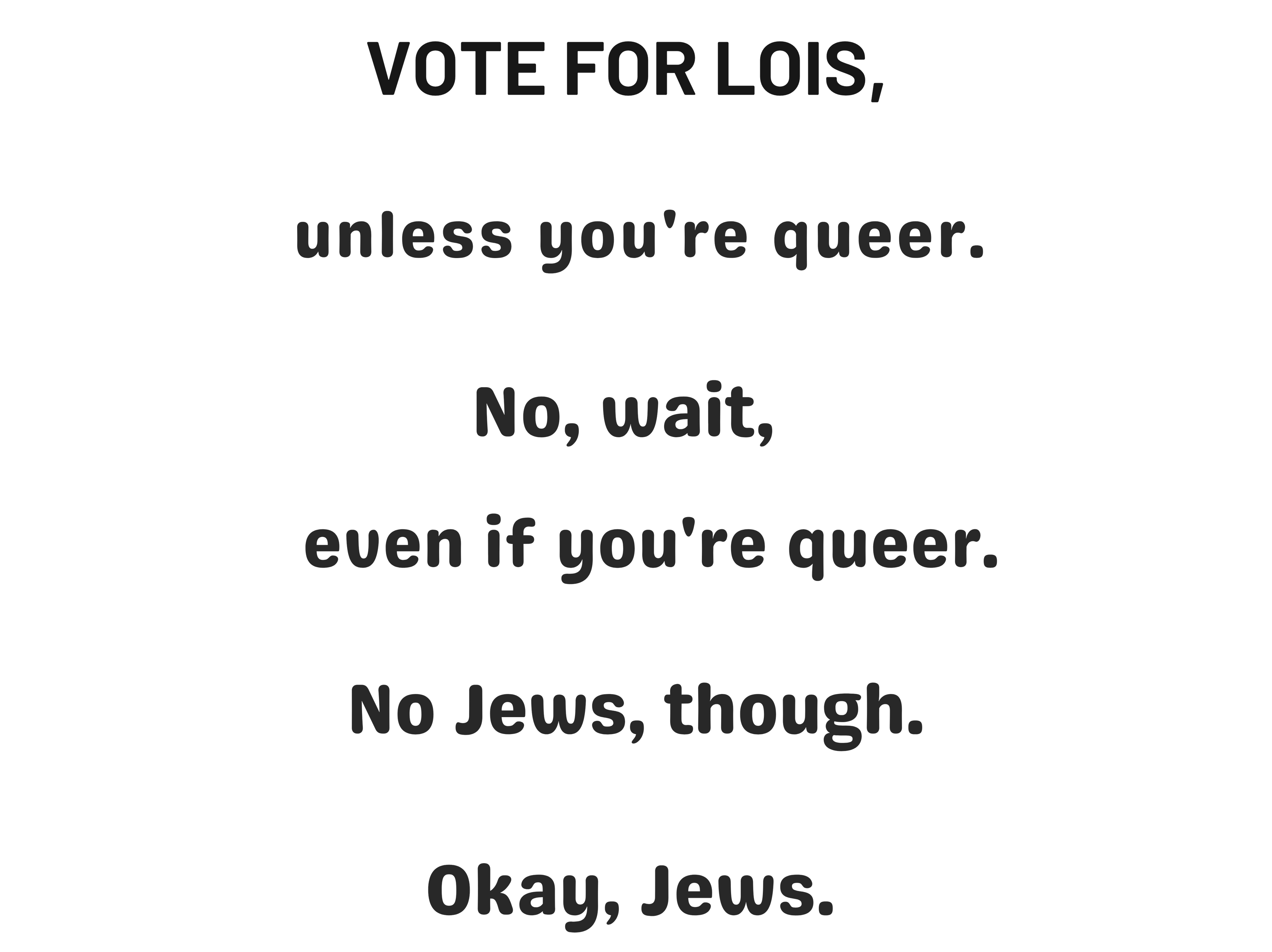 Vote for Lois Family Guy Tee