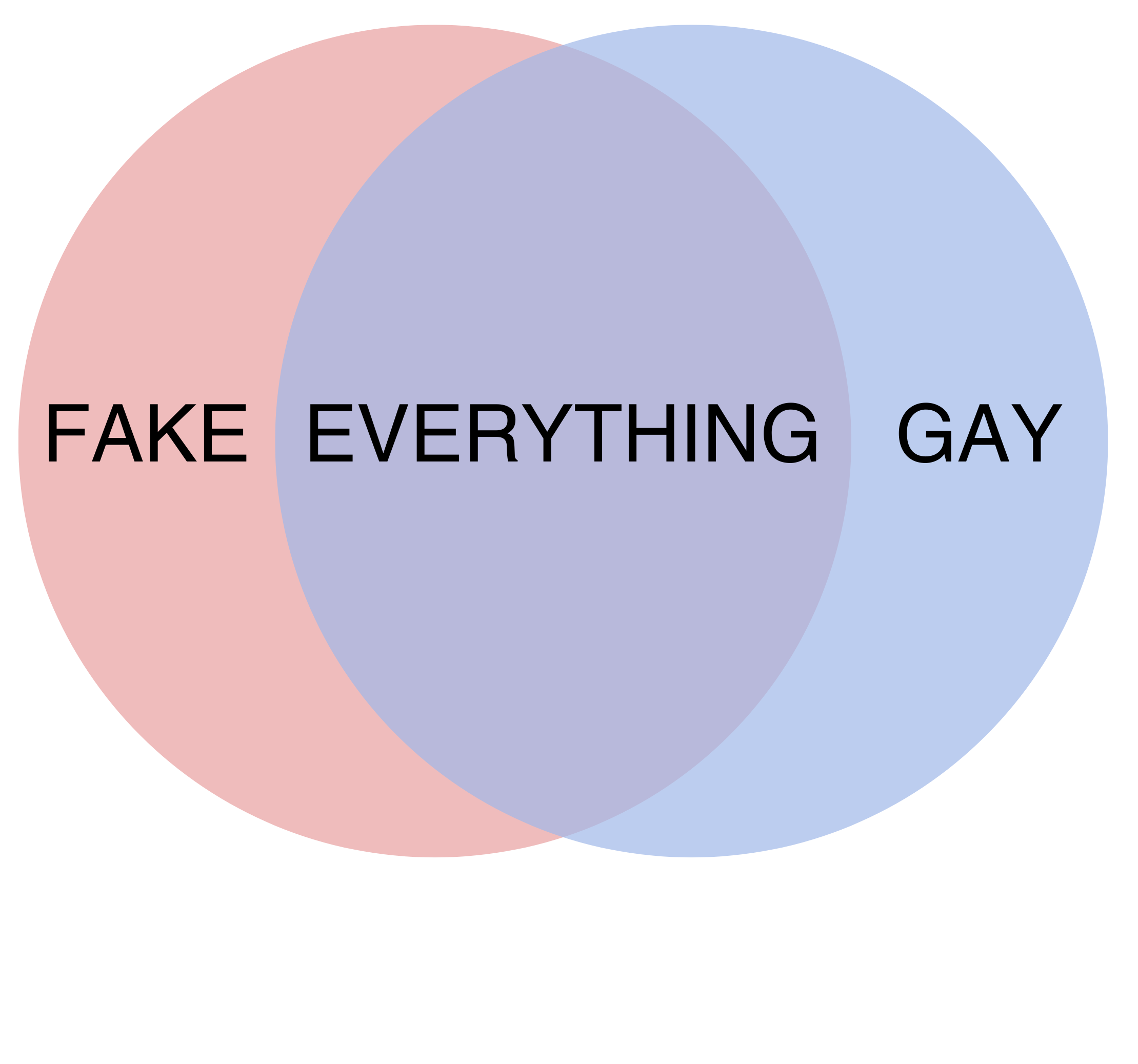 Everything is Fake and Gay Tee