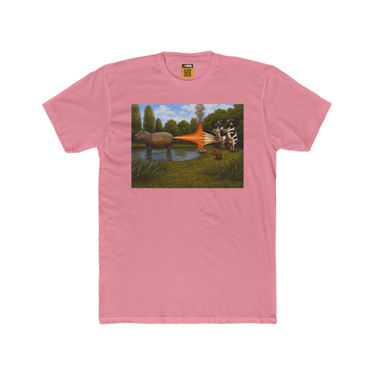 Hippo Cow War Tee