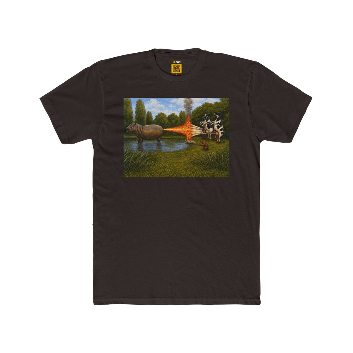 Hippo Cow War Tee